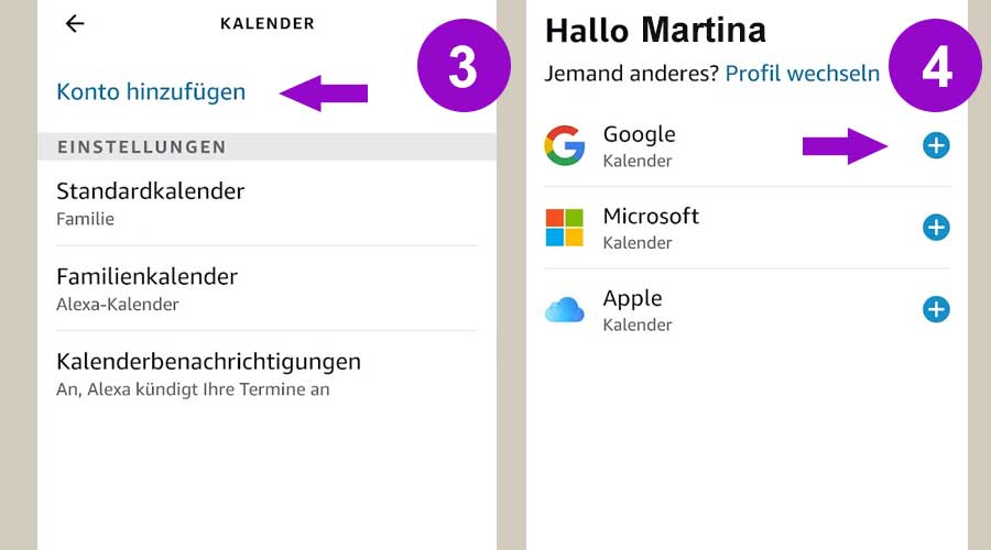 Insides & Apps im Alltag Google Kalender Anleitung Google Kalender mit Alexa verbinden