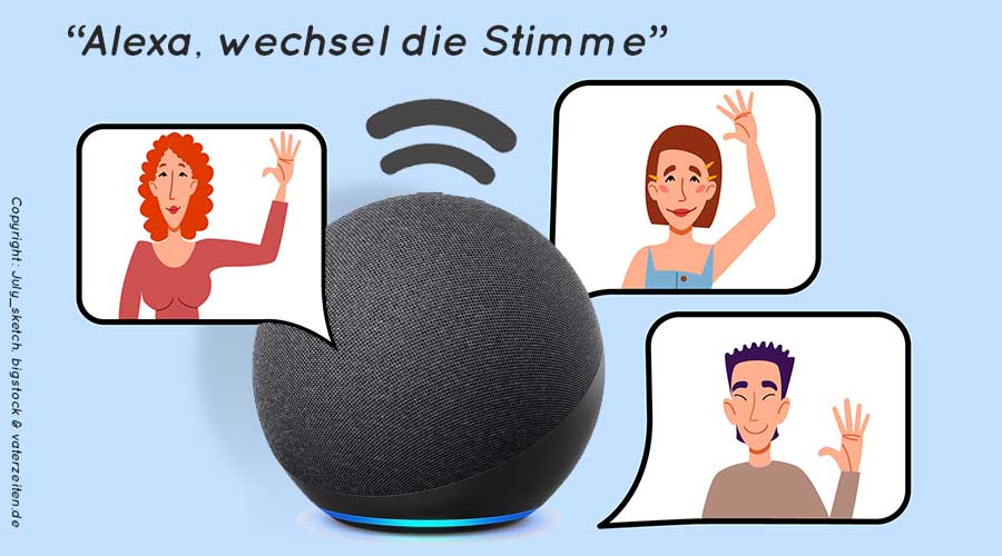Alexa`s Stimme wechseln: Mann oder Frau – hier gibts die Anleitung