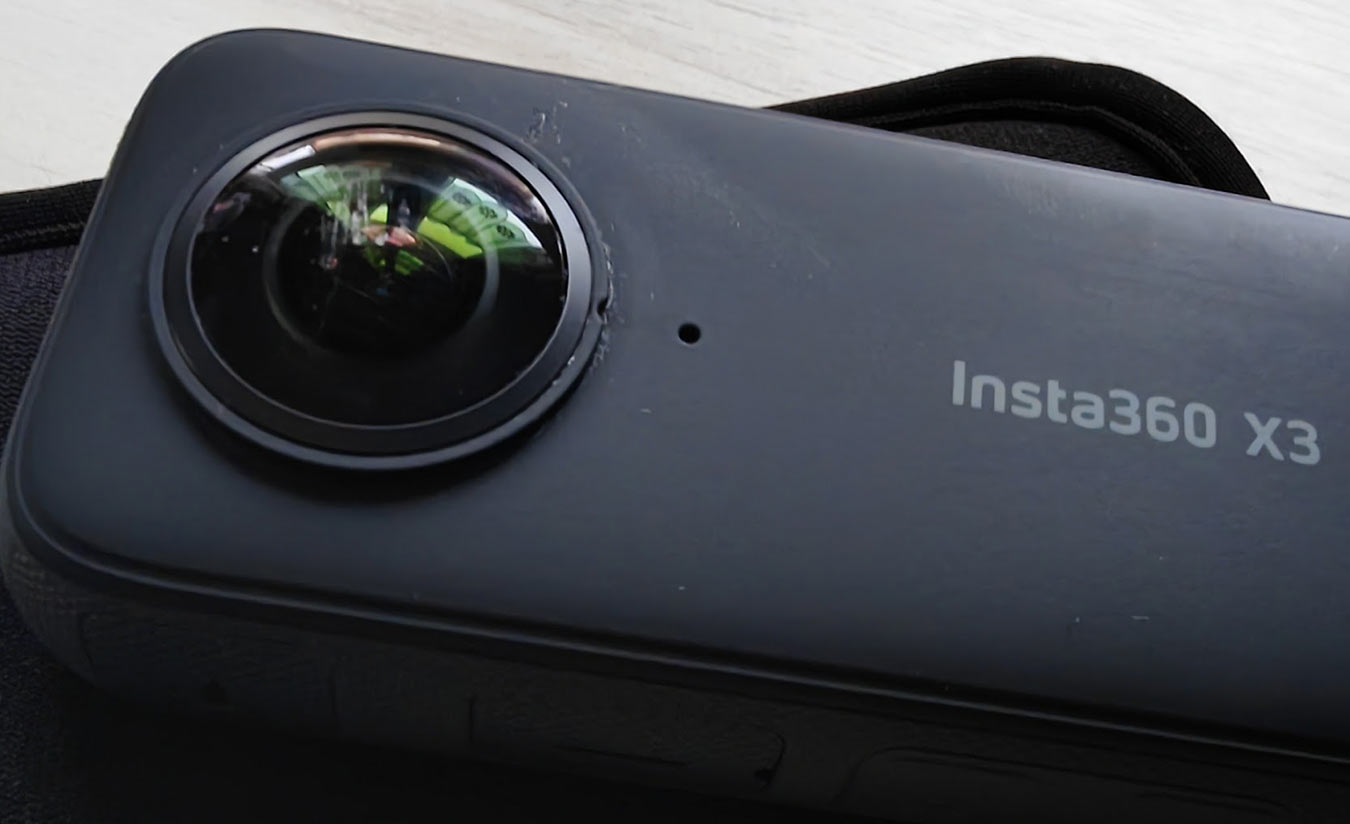 Insta360 X3 Linsen zerkratzt, was tun gegen Flecken? (Erfahrungen)
