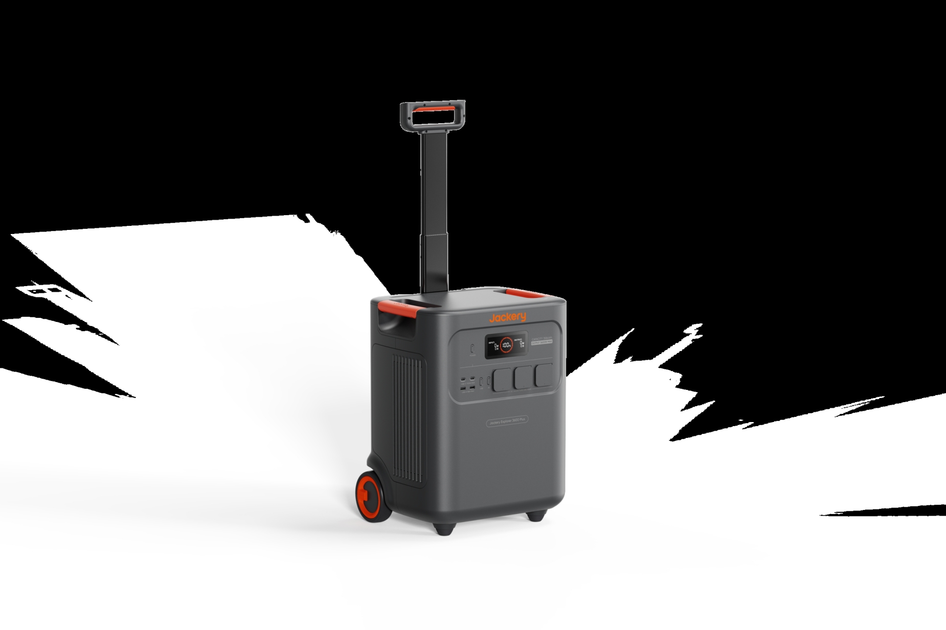 Jackery Explorer 3600 Plus mit ausgezogenem Griff