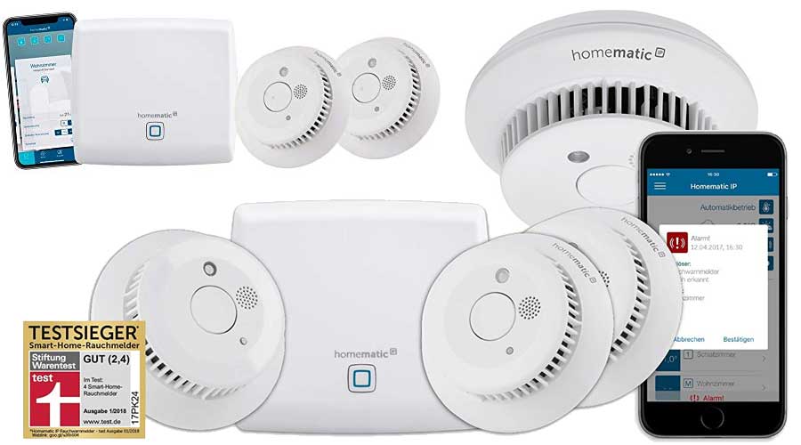 Smart WLAN Rauchwarnmelder Alexa