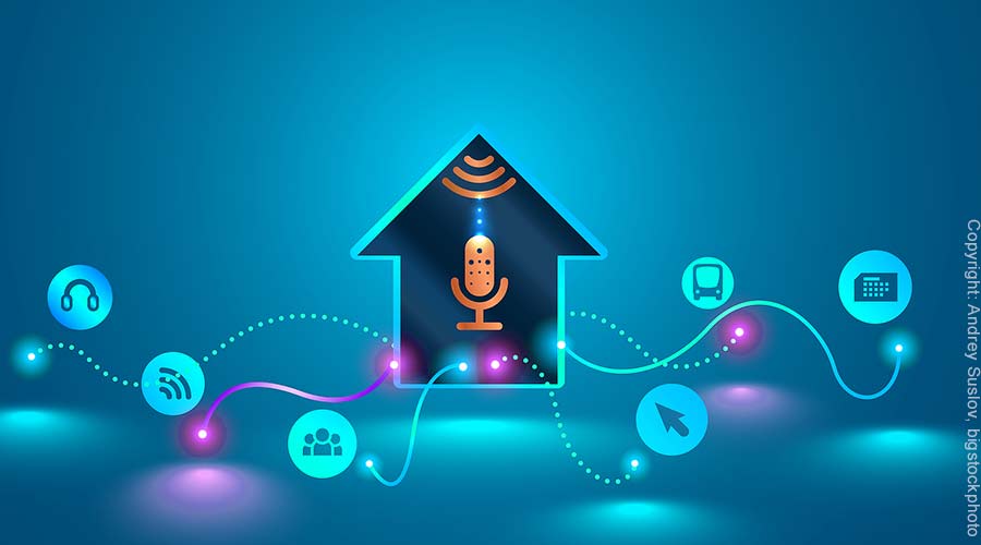 Sprachassistent für Smart Home Steuerung