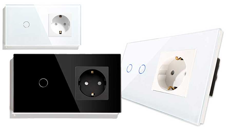 Wlan Lichtschalter mit Steckdose