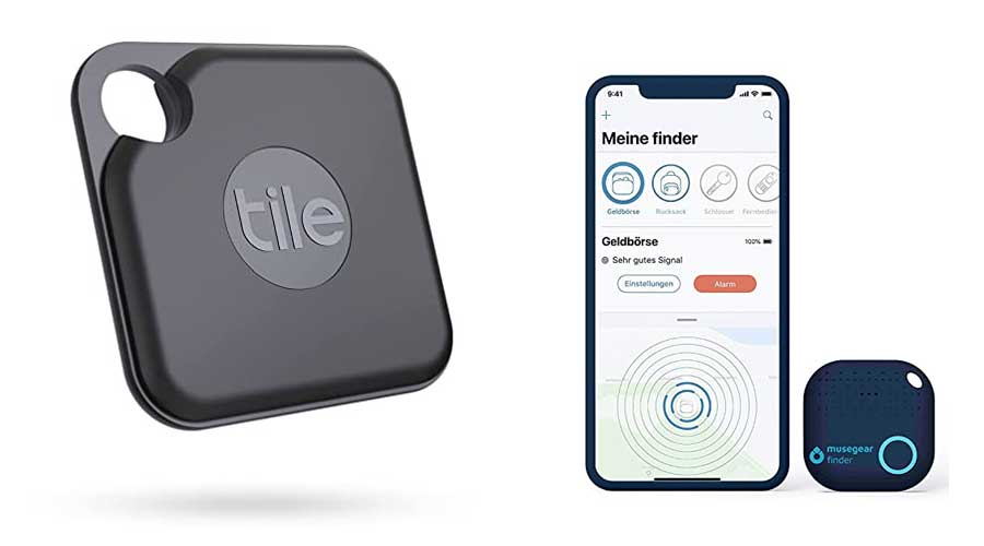 Bluetooth Schlüsselfinder mit App
